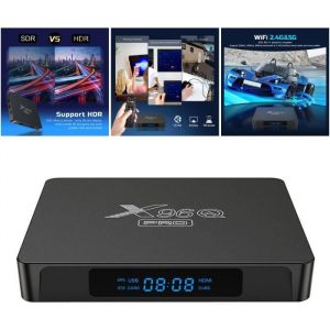 Android TV box X96Q Pro 4K TV Box H313 2 Go 16Go Android 10.0 Ultra 4K smart Streaming Box