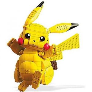 Jeu de construction - Mega Construx - Pikachu G&eacute;ant 32 cm - 806 pi&egrave;ces - Jaune - Enfant 8+ ans