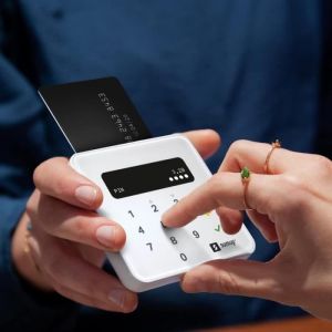 Terminal de paiement SumUp AirTPEBluetoothNFCApple PayGoogle Pay - Blanc