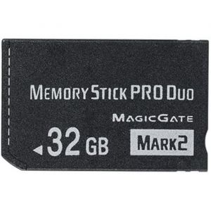 Memeory Stick Pro Duo Carte mémoire PSP  32 Go haute vitesse compatible avec appareil photo PSP1000 2000 3000