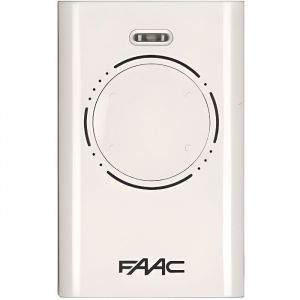 T&eacute;l&eacute;commande - FAAC - XT4 868 SLH - 4 canaux - Programmation auto-apprentissage - Blanc