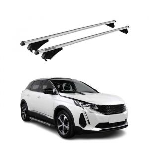 Tiger Barres de toit transversales pour Peugeot 3008 2021-2025 Gris