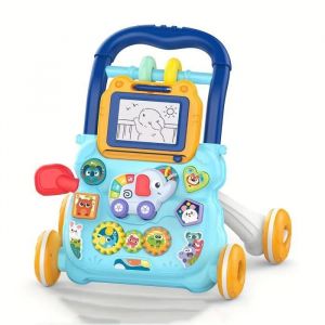 Jouets trotteur pour bébé Trotteur bébé 3 en 1 Trotteur pour bébé 6 7 8 9 mois - bleu