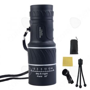 C Longue-vue 40x60 t&eacute;lescope monoculaire lunette dobservation t&eacute;lescope portable dext&eacute;rieur vision nocturne haute d&eacute;finition noir