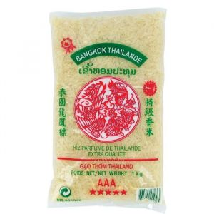 Riz Thai parfumé qualité premium GAO THOM 1KG/Sachet 4KG (4x1KG)