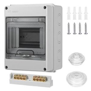Coffret Electrique Etanche，IP65 avec 1 rangée de 5 modules，tableau electrique，boitier etanche electrique exterieur