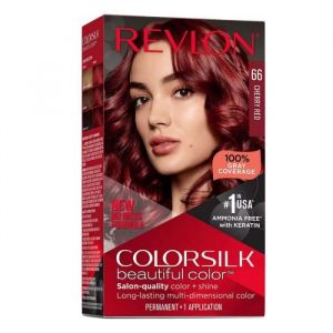 Coloration pour cheveux - REVLON - Colorsilk - Rouge cerise - Sans ammoniaque - Couvrance 100%