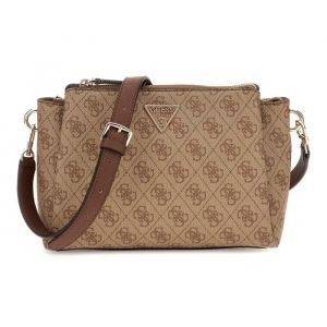 Sac à épaule bandoulière - GUESS - Noelle - Marron clair - 24x17x75 cm - 440 g