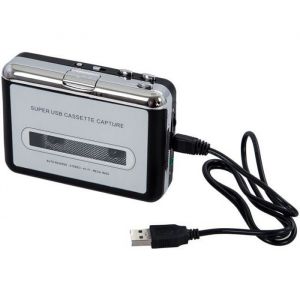 Lecteur USB Tape Cassette - Non spécifié - Convertisseur MP3 - Couleur Noir - Lecteur de cassette - Maniable