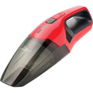 Aspirateur à main Fakir - Batteries rechargeables - Sans sac - Rouge - 23 min - Nettoyage à sec et mouillé