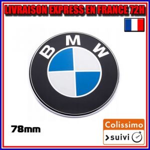 Badge Capot Coffre 78 mm Bmw