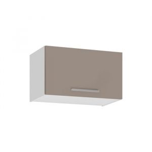 Meuble haut pour hotte - DECONATION - Salma - Taupe - L 60 x H 36 cm - Design contemporain