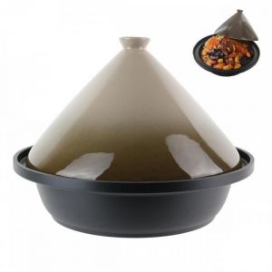 Tajine marocain fonte Induction Taupe