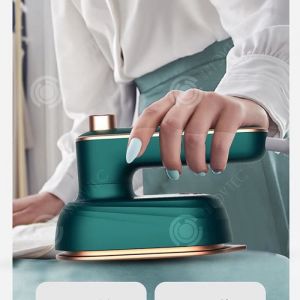 INN® Fer à repasser rotatif portatif vert émeraude tenu dans la main fer repasser la vapeur Mini machine  repasser de vêtement domes