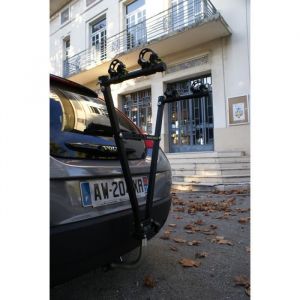 V-Buzz - Porte-v&eacute;lo ciseaux sur attelage - 2 v&eacute;los - pr&eacute;-mont&eacute;