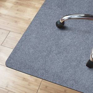 Tapis de protection du sol Viking Pour sols durs Gris argenté 100 x 120 cm