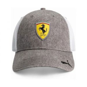 Casquette Trucker PUMA Scuderia Ferrari F1 grise pour adulte