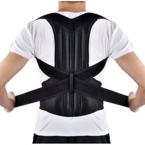 Correcteur de Posture  Ceinture Maintien de Dos Réglable et Confortable Support de Dos et l’épaule Soulager Douleur de Dos pour Hom