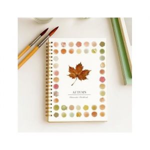 Peinture &agrave; laquarelle - Cahier dexercices pour d&eacute;butants Id&eacute;al les Carnet de croquis aquarelle Feuille d&eacute;rable paysages naturels