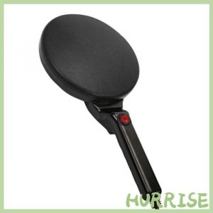 Garosa Cr&ecirc;pi&egrave;re &eacute;lectrique Machine &agrave; cr&ecirc;pes &eacute;lectrique 600W facile &agrave; utiliser multifonction culinaires poele Prise UE noire