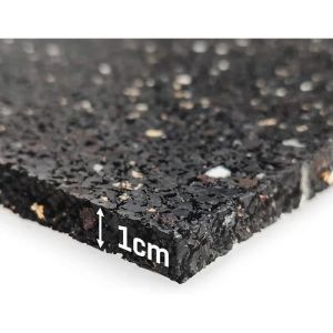 Tapis Anti Vibration Sillar - Pour Machine à Laver Dalle Caoutchouc Isonorisant & Isolant Idéal Sèche-Linge Batterie etc 60x60