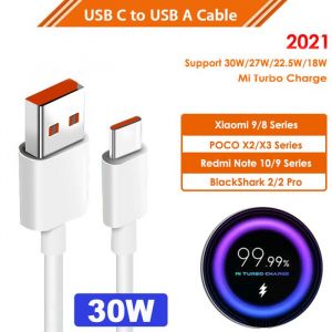 Xiaomi 120W 67W 33W c&acirc;ble USB Type C Turbo cordon de Chargeur rapide Mi 14 13T 12 11 Pro Note 14 Pro + 13 12 1[H75]