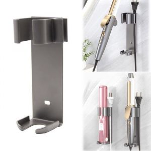 Support pour Fer &agrave; Lisser - Support Mural pour S&egrave;Che-Cheveux pour Fer &agrave; Friser Lisseur. Porte-Outils en M&eacute;Tal Porte-Outi-a815