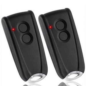 2pcs Émetteur Porte de Garage pour ECOSTAR RSC2 43392MHz Compatible avec Ecostar RSC2-433 RSE2-433 RSZ1-433 Télécommande Portail