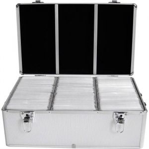 VALISE DE RANGEMENT 500 CD/DVD ALU