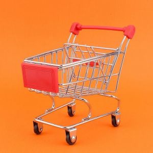 Akozon Mini caddie Croissance de lintelligence de perroquet doiseau de jouet danimal familier de chariot de supermarché de