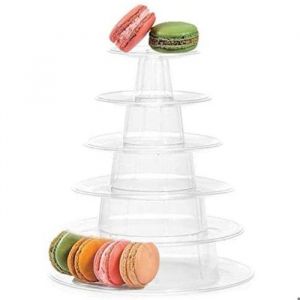 1 pièce présentoir à gâteaux tour de macarons 6 niveaux présentoir à cupcakes présentoir à gâteaux de mariage pour dessert et