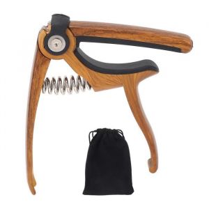 OMABETA Capodastre de guitare acoustique Capodastre de guitare 4 en 1 Structure en alliage de Zinc coussinet instruments guitare