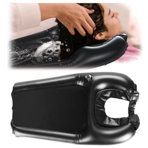 Lave-cheveux gonflable Bassin de lavage de cheveux gonflable tampon de shampooing Bac à shampooing portable pour femmes enceintes