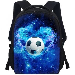 Sac a Dos Enfant Football 3D Cartable Fille Primaire Cartable Garcon Primaire 10L Cartable Stitch Oxford Imperméable Cartable