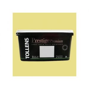 TOLLENS Peinture Prestige Premium Satin Laqu&eacute; Vert anis 2 L