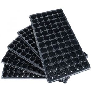 5 Pi&egrave;ce Plaque Semis 72 Cellules Plateau de Semis Kit Germination Bac &agrave; Semis Plaque de Culture Bac de Plantation Plateau de
