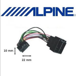 Faisceau C&acirc;ble adaptateur ISO ALPINE 16 pin S&eacute;rie CDA CDE CDM DVA iDA-X TDA NEUF