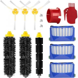 Kit Accessoires Remplacement pour IRobot Roomba 600 650 620 651 621 615 616 605 Filtre de pi&egrave;ces de rechange