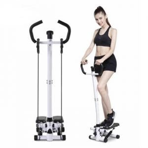 JEOBEST&reg; Stepper dappartement fitness Guidon avec cordes &eacute;lastiques Max.120 kg