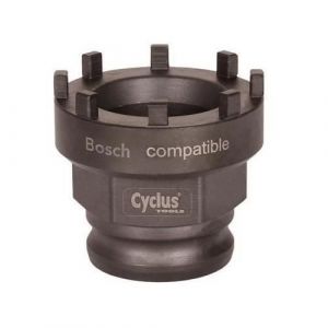 Bo&icirc;tier de p&eacute;dalier Bosch 3 - CYCLUS - Outil pour montage et d&eacute;montage du contre-&eacute;crou - Gris