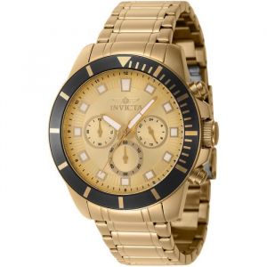 Montre - INVICTA - Pro Diver 46045 - Quartz - Acier inoxydable - 45 mm - Or