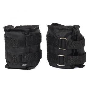 Lot de 2 Lests Cheville & Poignet 1kg Noir