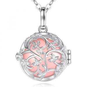 Eudora Harmony Ball Collier Bola De Grossesse Pour Femme Enceinte Collier Arbre De Vie Pendentif Bola Mexicain Pour Femme C[u5177]