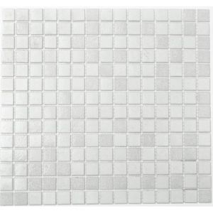 Mosaïque - MOSANI - MOS52-0103 - Verre - Blanc - 20x20mm - Résistant au gel
