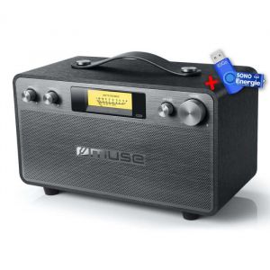 Muse M-670-BT enceinte puissance 2x20 watts - Sans fil Bluetooth+cl&eacute; USB 32Go