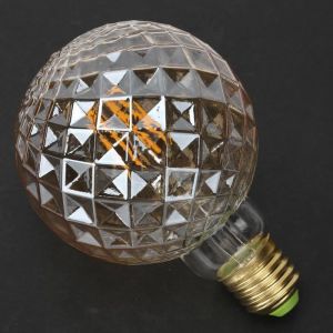 Ampoule d&eacute;corative - SALALIS - G95 - LED 4W - E27 - Haute luminosit&eacute; - Or