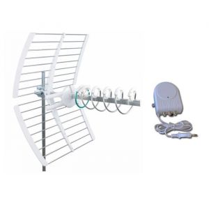 Antenne TNT - FRACARRO - ELIKA Pro 700 - Active UHF - Pointage LED - Alimentation Incluse