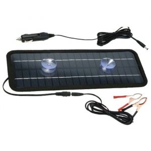 Panneau solaire panneau solaire portable 18 V 20 W alimenté par batterie de secours pour voiture et bateau en plein air
