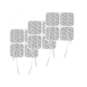 &Eacute;lectrodes - TensCare - E-CM5050V - 50x50 mm - 12 pi&egrave;ces - R&eacute;utilisables jusqu&agrave; 30 fois