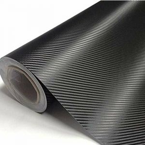 Film Autocollant Fibre de Carbone 3D Film demballage Automobile en Fibre de Carbone Auto-adhsif Film de Protection de Seuil PZCC